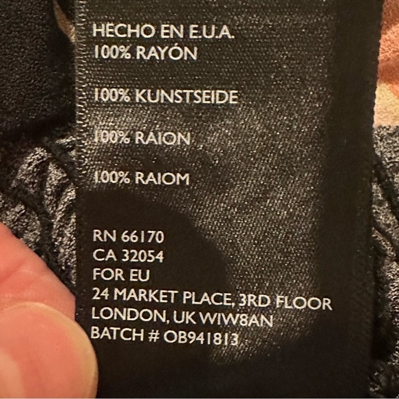 (Sold)Free People Women’s Size XS Bella Smocked Bodycon Dress Black Floral - Picture 9 of 11